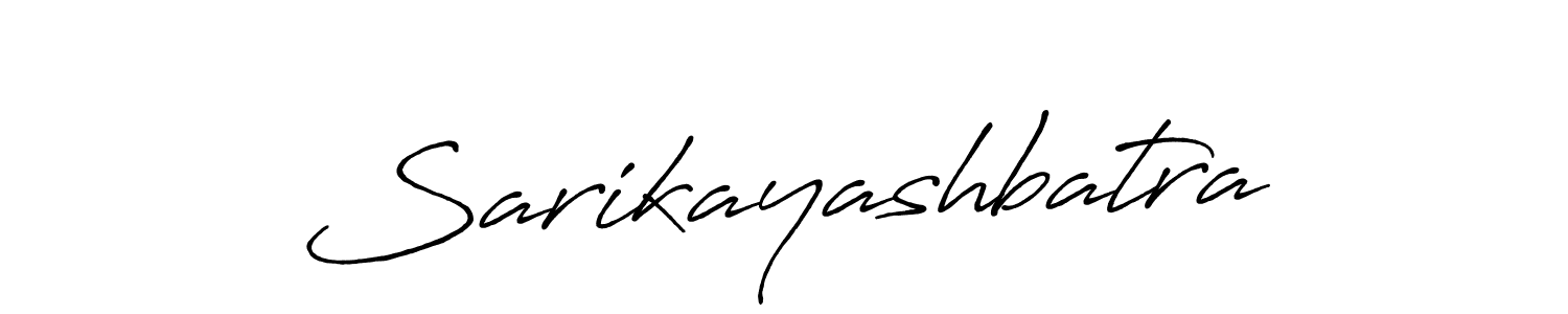 Also we have Sarikayashbatra name is the best signature style. Create professional handwritten signature collection using Antro_Vectra_Bolder autograph style. Sarikayashbatra signature style 7 images and pictures png