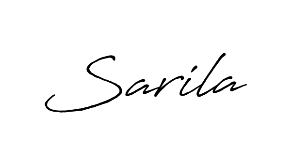 Sarila stylish signature style. Best Handwritten Sign (Antro_Vectra_Bolder) for my name. Handwritten Signature Collection Ideas for my name Sarila. Sarila signature style 7 images and pictures png