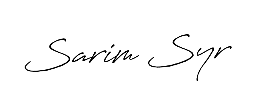 You should practise on your own different ways (Antro_Vectra_Bolder) to write your name (Sarim Syr) in signature. don't let someone else do it for you. Sarim Syr signature style 7 images and pictures png