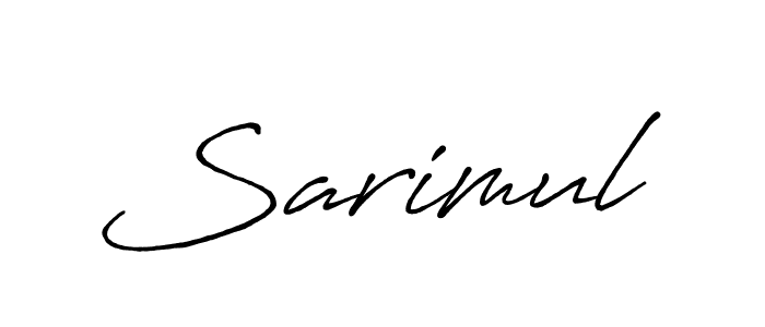 Similarly Antro_Vectra_Bolder is the best handwritten signature design. Signature creator online .You can use it as an online autograph creator for name Sarimul. Sarimul signature style 7 images and pictures png