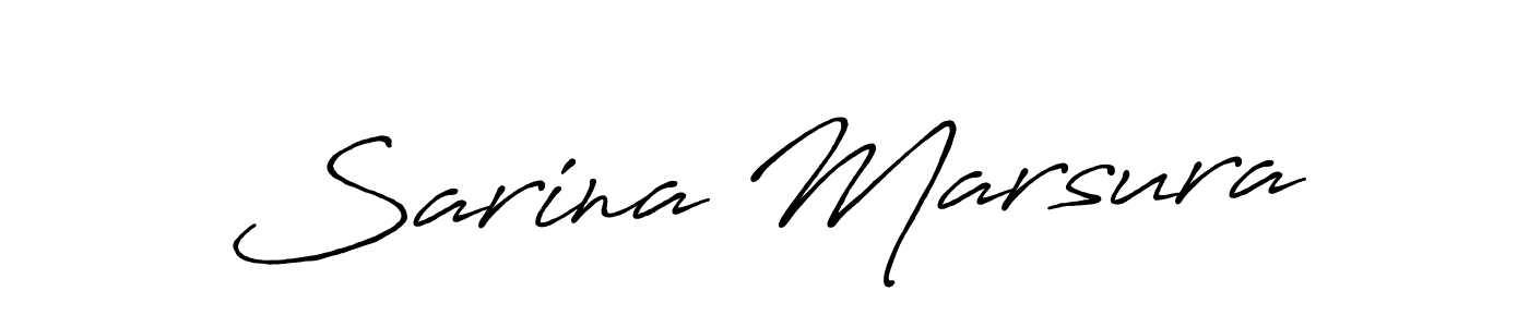 How to make Sarina Marsura signature? Antro_Vectra_Bolder is a professional autograph style. Create handwritten signature for Sarina Marsura name. Sarina Marsura signature style 7 images and pictures png