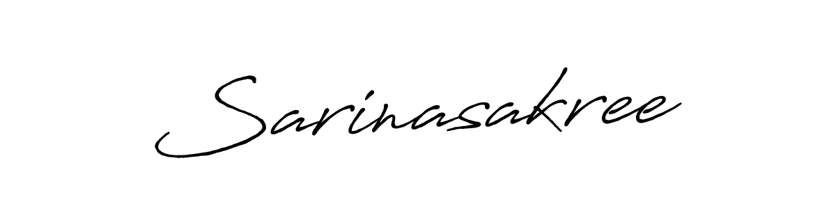 Sarinasakree stylish signature style. Best Handwritten Sign (Antro_Vectra_Bolder) for my name. Handwritten Signature Collection Ideas for my name Sarinasakree. Sarinasakree signature style 7 images and pictures png