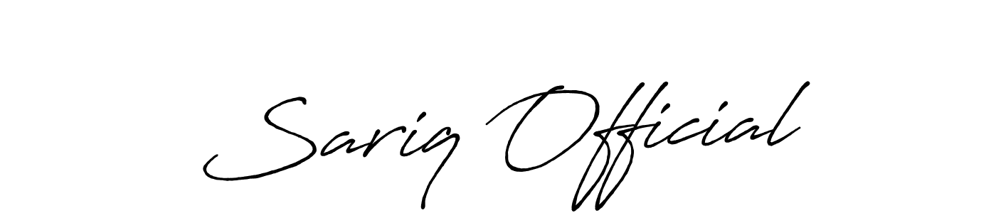 Once you've used our free online signature maker to create your best signature Antro_Vectra_Bolder style, it's time to enjoy all of the benefits that Sariq Official name signing documents. Sariq Official signature style 7 images and pictures png