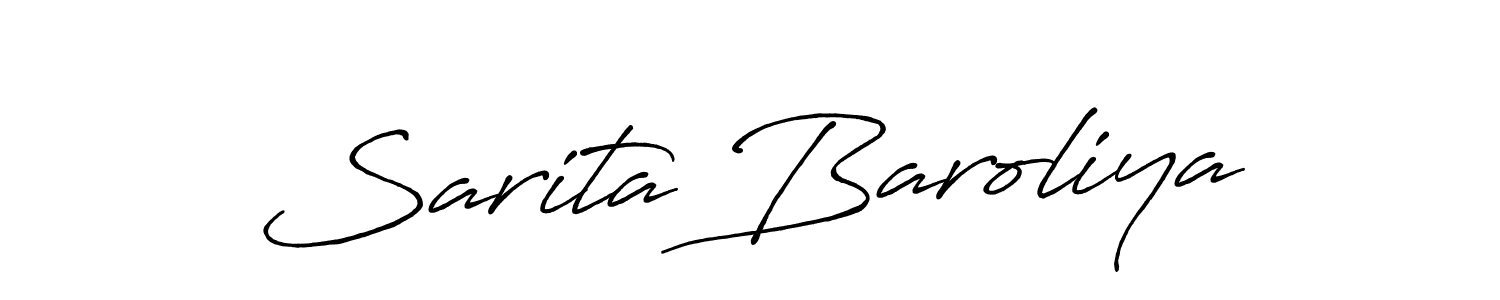 Also You can easily find your signature by using the search form. We will create Sarita Baroliya name handwritten signature images for you free of cost using Antro_Vectra_Bolder sign style. Sarita Baroliya signature style 7 images and pictures png