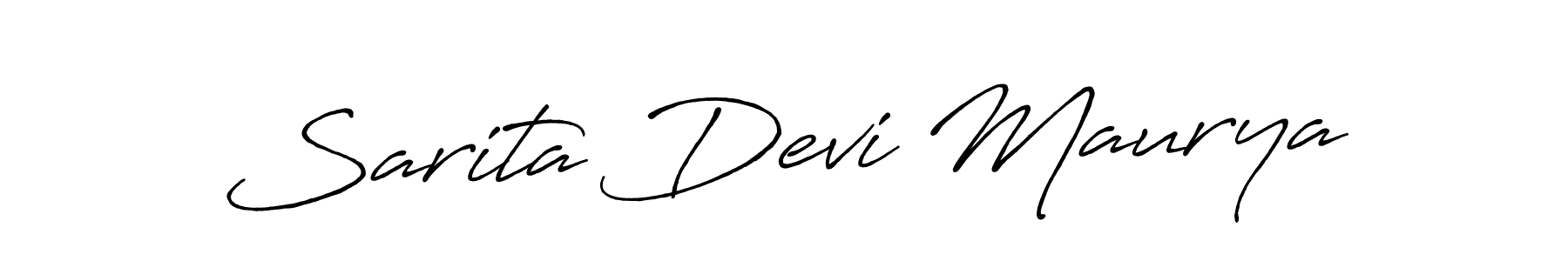 You should practise on your own different ways (Antro_Vectra_Bolder) to write your name (Sarita Devi Maurya) in signature. don't let someone else do it for you. Sarita Devi Maurya signature style 7 images and pictures png