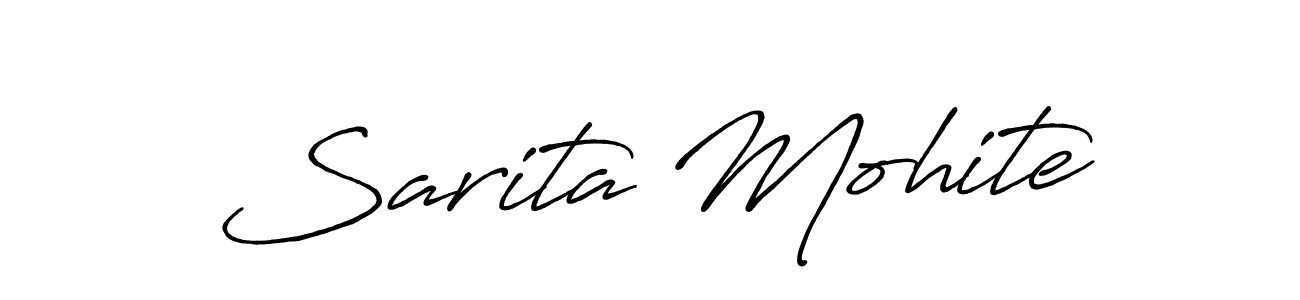 Best and Professional Signature Style for Sarita Mohite. Antro_Vectra_Bolder Best Signature Style Collection. Sarita Mohite signature style 7 images and pictures png