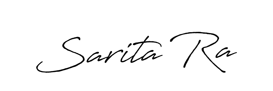 The best way (Antro_Vectra_Bolder) to make a short signature is to pick only two or three words in your name. The name Sarita Ra include a total of six letters. For converting this name. Sarita Ra signature style 7 images and pictures png