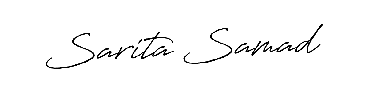 How to make Sarita Samad signature? Antro_Vectra_Bolder is a professional autograph style. Create handwritten signature for Sarita Samad name. Sarita Samad signature style 7 images and pictures png
