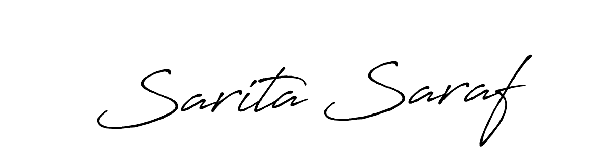 This is the best signature style for the Sarita Saraf name. Also you like these signature font (Antro_Vectra_Bolder). Mix name signature. Sarita Saraf signature style 7 images and pictures png