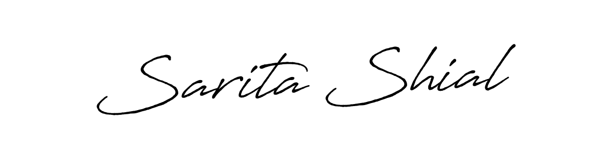 How to Draw Sarita Shial signature style? Antro_Vectra_Bolder is a latest design signature styles for name Sarita Shial. Sarita Shial signature style 7 images and pictures png