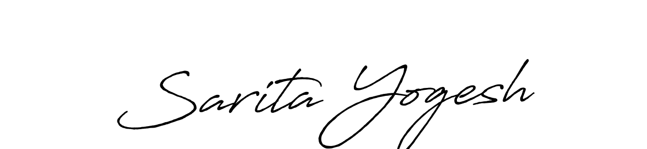 Best and Professional Signature Style for Sarita Yogesh. Antro_Vectra_Bolder Best Signature Style Collection. Sarita Yogesh signature style 7 images and pictures png