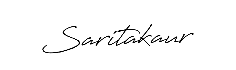 Also we have Saritakaur name is the best signature style. Create professional handwritten signature collection using Antro_Vectra_Bolder autograph style. Saritakaur signature style 7 images and pictures png