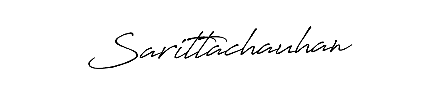 The best way (Antro_Vectra_Bolder) to make a short signature is to pick only two or three words in your name. The name Sarittachauhan include a total of six letters. For converting this name. Sarittachauhan signature style 7 images and pictures png