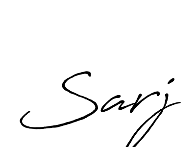 It looks lik you need a new signature style for name Sarj. Design unique handwritten (Antro_Vectra_Bolder) signature with our free signature maker in just a few clicks. Sarj signature style 7 images and pictures png