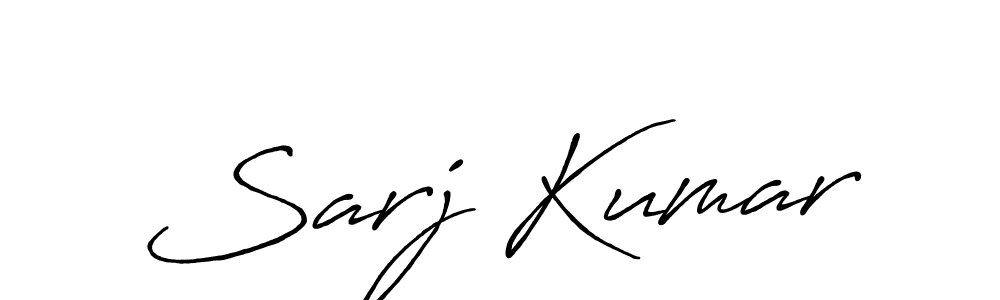 Also we have Sarj Kumar name is the best signature style. Create professional handwritten signature collection using Antro_Vectra_Bolder autograph style. Sarj Kumar signature style 7 images and pictures png