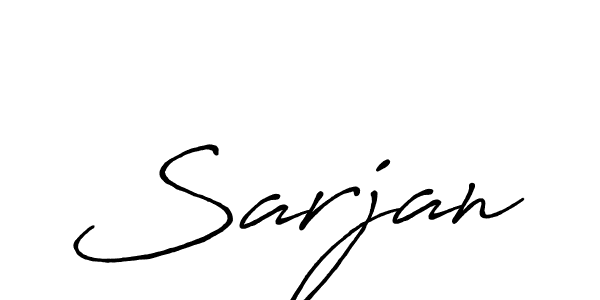 How to make Sarjan signature? Antro_Vectra_Bolder is a professional autograph style. Create handwritten signature for Sarjan name. Sarjan signature style 7 images and pictures png