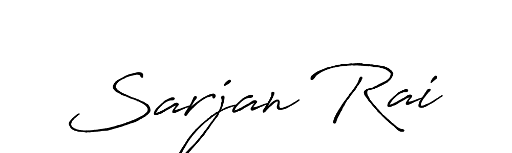 Make a beautiful signature design for name Sarjan Rai. Use this online signature maker to create a handwritten signature for free. Sarjan Rai signature style 7 images and pictures png