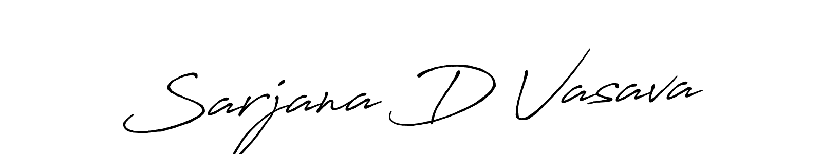 Best and Professional Signature Style for Sarjana D Vasava. Antro_Vectra_Bolder Best Signature Style Collection. Sarjana D Vasava signature style 7 images and pictures png