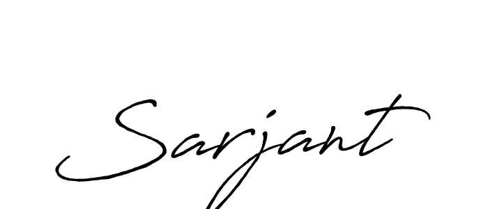 How to make Sarjant name signature. Use Antro_Vectra_Bolder style for creating short signs online. This is the latest handwritten sign. Sarjant signature style 7 images and pictures png
