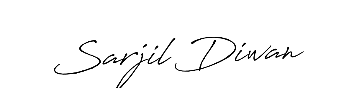 Use a signature maker to create a handwritten signature online. With this signature software, you can design (Antro_Vectra_Bolder) your own signature for name Sarjil Diwan. Sarjil Diwan signature style 7 images and pictures png
