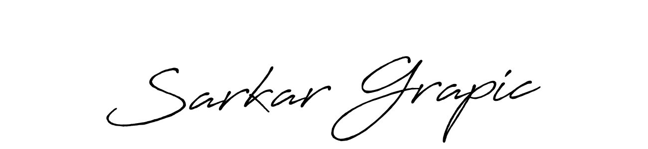 It looks lik you need a new signature style for name Sarkar Grapic. Design unique handwritten (Antro_Vectra_Bolder) signature with our free signature maker in just a few clicks. Sarkar Grapic signature style 7 images and pictures png