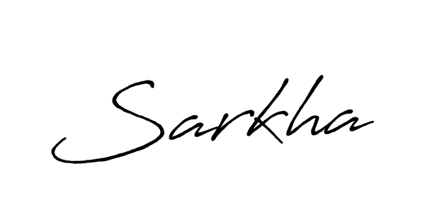 The best way (Antro_Vectra_Bolder) to make a short signature is to pick only two or three words in your name. The name Sarkha include a total of six letters. For converting this name. Sarkha signature style 7 images and pictures png