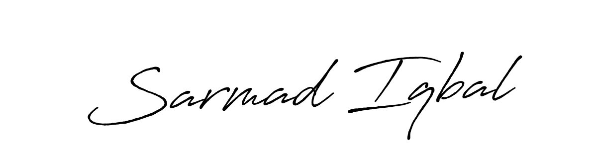 Make a beautiful signature design for name Sarmad Iqbal. Use this online signature maker to create a handwritten signature for free. Sarmad Iqbal signature style 7 images and pictures png