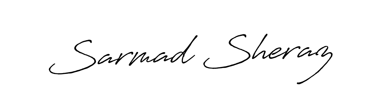 Also You can easily find your signature by using the search form. We will create Sarmad Sheraz name handwritten signature images for you free of cost using Antro_Vectra_Bolder sign style. Sarmad Sheraz signature style 7 images and pictures png
