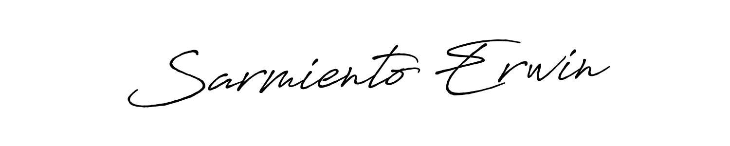 You can use this online signature creator to create a handwritten signature for the name Sarmiento Erwin. This is the best online autograph maker. Sarmiento Erwin signature style 7 images and pictures png
