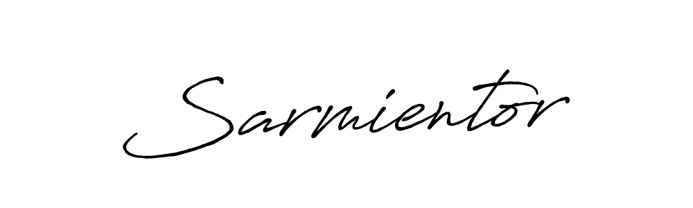 You should practise on your own different ways (Antro_Vectra_Bolder) to write your name (Sarmientor) in signature. don't let someone else do it for you. Sarmientor signature style 7 images and pictures png