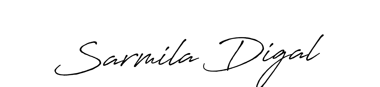 This is the best signature style for the Sarmila Digal name. Also you like these signature font (Antro_Vectra_Bolder). Mix name signature. Sarmila Digal signature style 7 images and pictures png