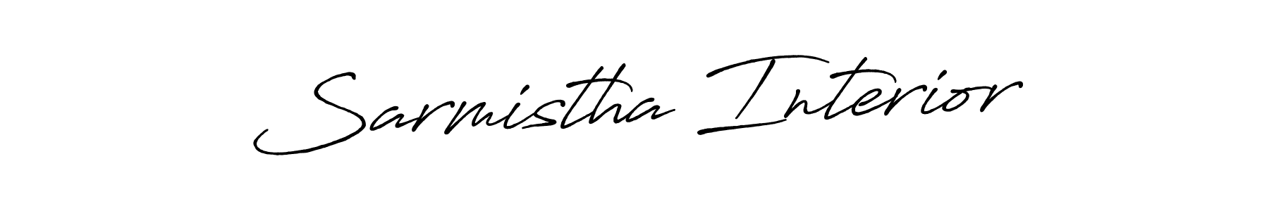 Also You can easily find your signature by using the search form. We will create Sarmistha Interior name handwritten signature images for you free of cost using Antro_Vectra_Bolder sign style. Sarmistha Interior signature style 7 images and pictures png