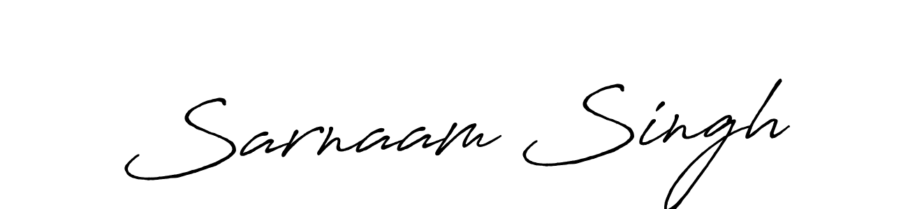Design your own signature with our free online signature maker. With this signature software, you can create a handwritten (Antro_Vectra_Bolder) signature for name Sarnaam Singh. Sarnaam Singh signature style 7 images and pictures png