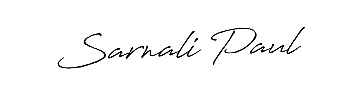 Design your own signature with our free online signature maker. With this signature software, you can create a handwritten (Antro_Vectra_Bolder) signature for name Sarnali Paul. Sarnali Paul signature style 7 images and pictures png