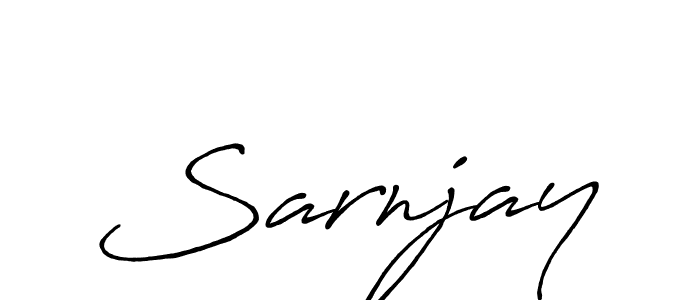 Also we have Sarnjay name is the best signature style. Create professional handwritten signature collection using Antro_Vectra_Bolder autograph style. Sarnjay signature style 7 images and pictures png