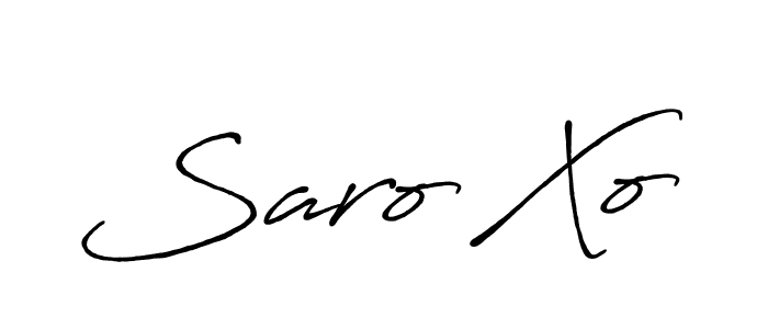 Also we have Saro Xo name is the best signature style. Create professional handwritten signature collection using Antro_Vectra_Bolder autograph style. Saro Xo signature style 7 images and pictures png