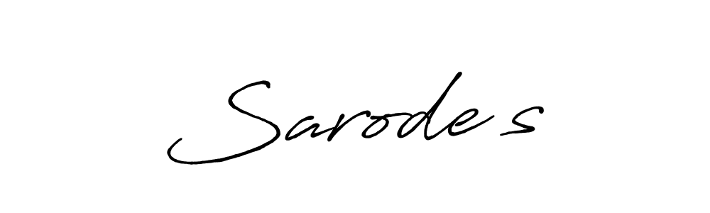 How to make Sarode’s signature? Antro_Vectra_Bolder is a professional autograph style. Create handwritten signature for Sarode’s name. Sarode’s signature style 7 images and pictures png