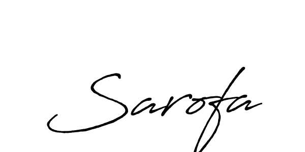 How to make Sarofa signature? Antro_Vectra_Bolder is a professional autograph style. Create handwritten signature for Sarofa name. Sarofa signature style 7 images and pictures png