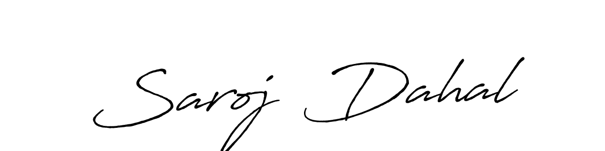 Also You can easily find your signature by using the search form. We will create Saroj  Dahal name handwritten signature images for you free of cost using Antro_Vectra_Bolder sign style. Saroj  Dahal signature style 7 images and pictures png