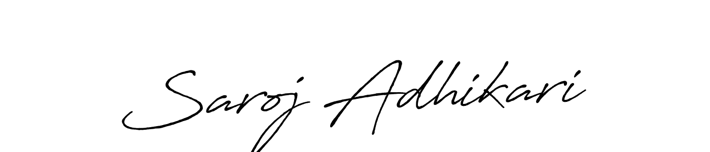 Also You can easily find your signature by using the search form. We will create Saroj Adhikari name handwritten signature images for you free of cost using Antro_Vectra_Bolder sign style. Saroj Adhikari signature style 7 images and pictures png