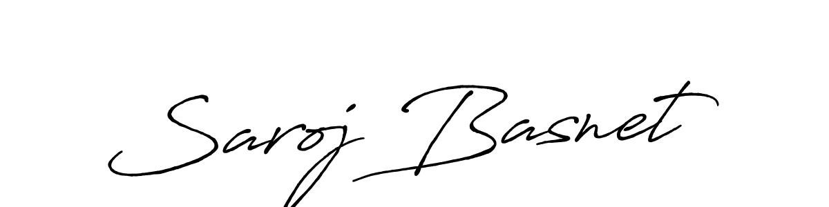 The best way (Antro_Vectra_Bolder) to make a short signature is to pick only two or three words in your name. The name Saroj Basnet include a total of six letters. For converting this name. Saroj Basnet signature style 7 images and pictures png