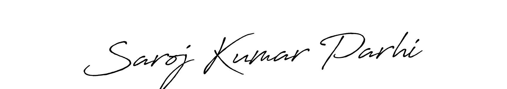 Similarly Antro_Vectra_Bolder is the best handwritten signature design. Signature creator online .You can use it as an online autograph creator for name Saroj Kumar Parhi. Saroj Kumar Parhi signature style 7 images and pictures png