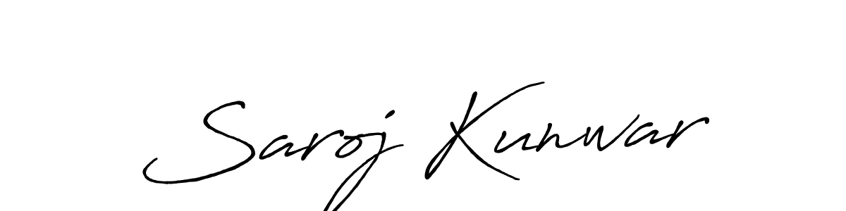 It looks lik you need a new signature style for name Saroj Kunwar. Design unique handwritten (Antro_Vectra_Bolder) signature with our free signature maker in just a few clicks. Saroj Kunwar signature style 7 images and pictures png