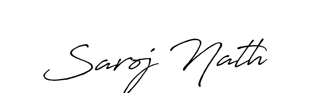 It looks lik you need a new signature style for name Saroj Nath. Design unique handwritten (Antro_Vectra_Bolder) signature with our free signature maker in just a few clicks. Saroj Nath signature style 7 images and pictures png