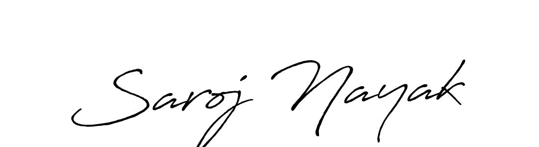 Saroj Nayak stylish signature style. Best Handwritten Sign (Antro_Vectra_Bolder) for my name. Handwritten Signature Collection Ideas for my name Saroj Nayak. Saroj Nayak signature style 7 images and pictures png