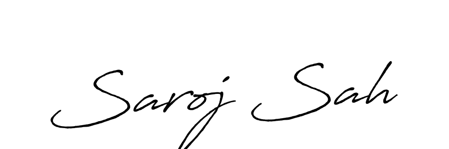 Once you've used our free online signature maker to create your best signature Antro_Vectra_Bolder style, it's time to enjoy all of the benefits that Saroj Sah name signing documents. Saroj Sah signature style 7 images and pictures png