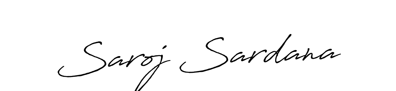 Use a signature maker to create a handwritten signature online. With this signature software, you can design (Antro_Vectra_Bolder) your own signature for name Saroj Sardana. Saroj Sardana signature style 7 images and pictures png