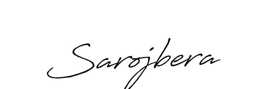 Create a beautiful signature design for name Sarojbera. With this signature (Antro_Vectra_Bolder) fonts, you can make a handwritten signature for free. Sarojbera signature style 7 images and pictures png