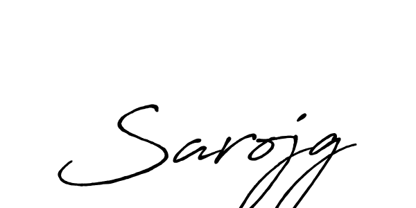 It looks lik you need a new signature style for name Sarojg. Design unique handwritten (Antro_Vectra_Bolder) signature with our free signature maker in just a few clicks. Sarojg signature style 7 images and pictures png