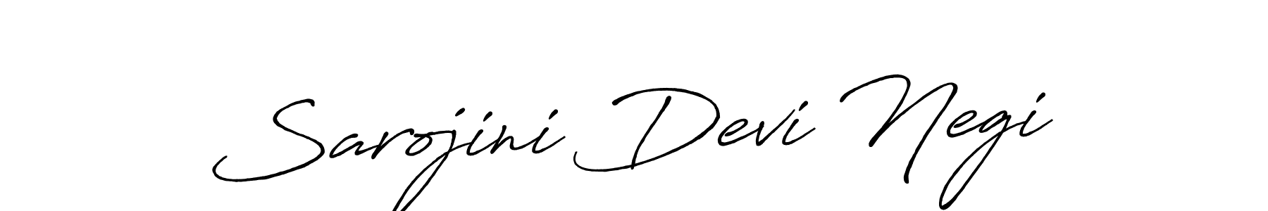 Similarly Antro_Vectra_Bolder is the best handwritten signature design. Signature creator online .You can use it as an online autograph creator for name Sarojini Devi Negi. Sarojini Devi Negi signature style 7 images and pictures png